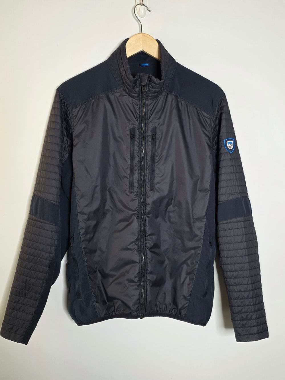 KUHL Projekt Spyfire Jacket Size Medium blue Puffer Quilted Casual